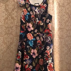 Fit and Flare Floral Dress